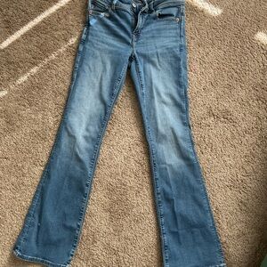 American Eagle Outfitters Blue Flare Women's Jeans